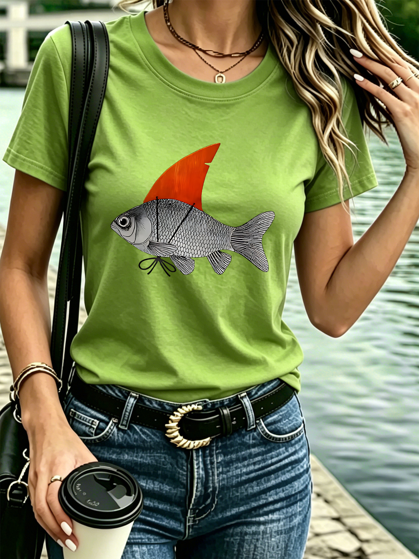 fish tshirt sold on Temu Australia