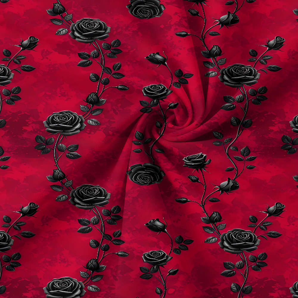 TEMU Toile de fond de photographie 1pc Rétro Rouge Fond Motif Foncé Tissu, Vertical Fond Foncé Style Gothique Ambiance Imprimé, Décoration Douce