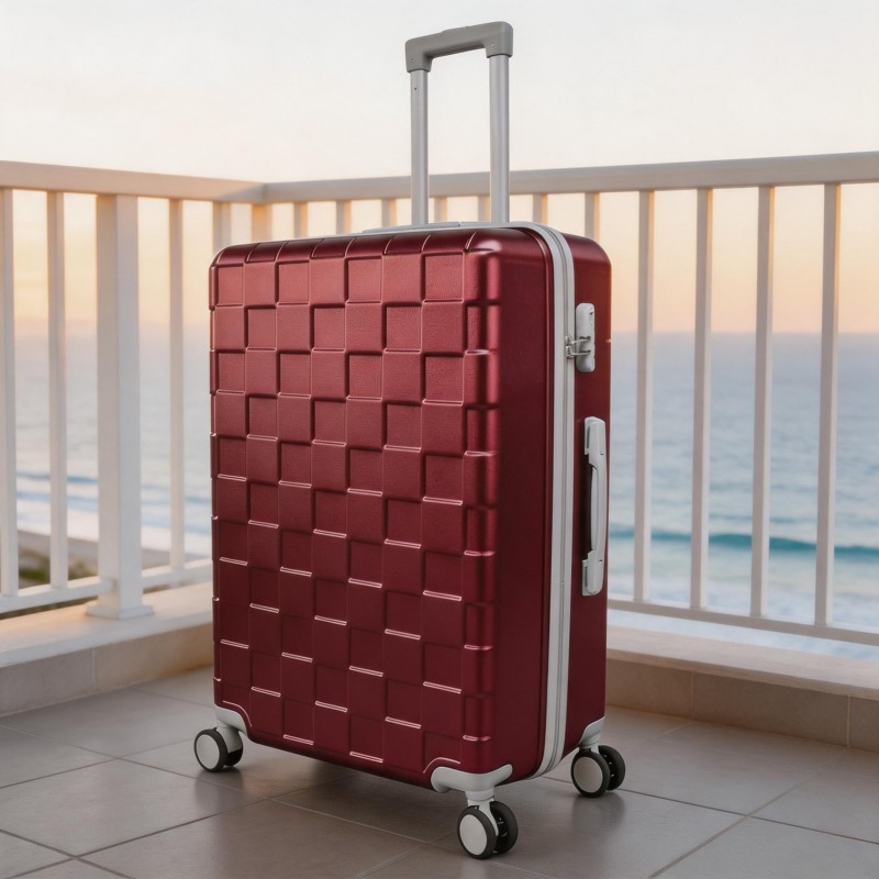 28-Inch Four-Wheel Rotating Travel Suitcase with Expandable Design