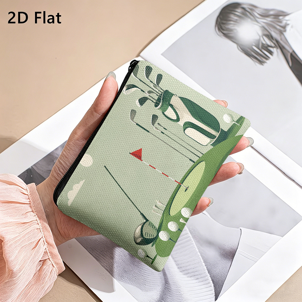 TEMU 1 pièce Mini porte-monnaie élégant pour femme sur le thème du , convient pour de et l'usage , porte-clés à fermeture éclair, organisateur de