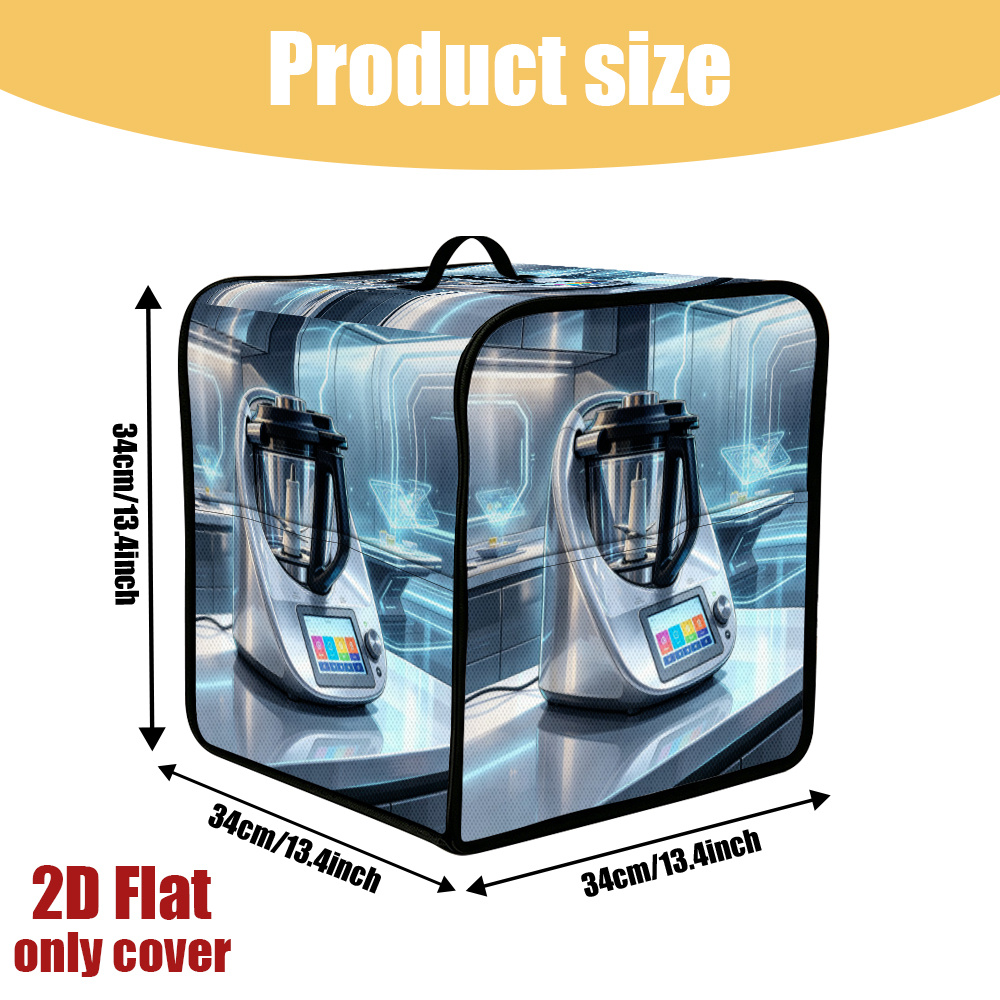 TEMU Housse -poussière 1 pièce compatible avec les machines TM5/TM6/TM7 avec poche de rangement pour accessoires et poignée, housse adaptée aux