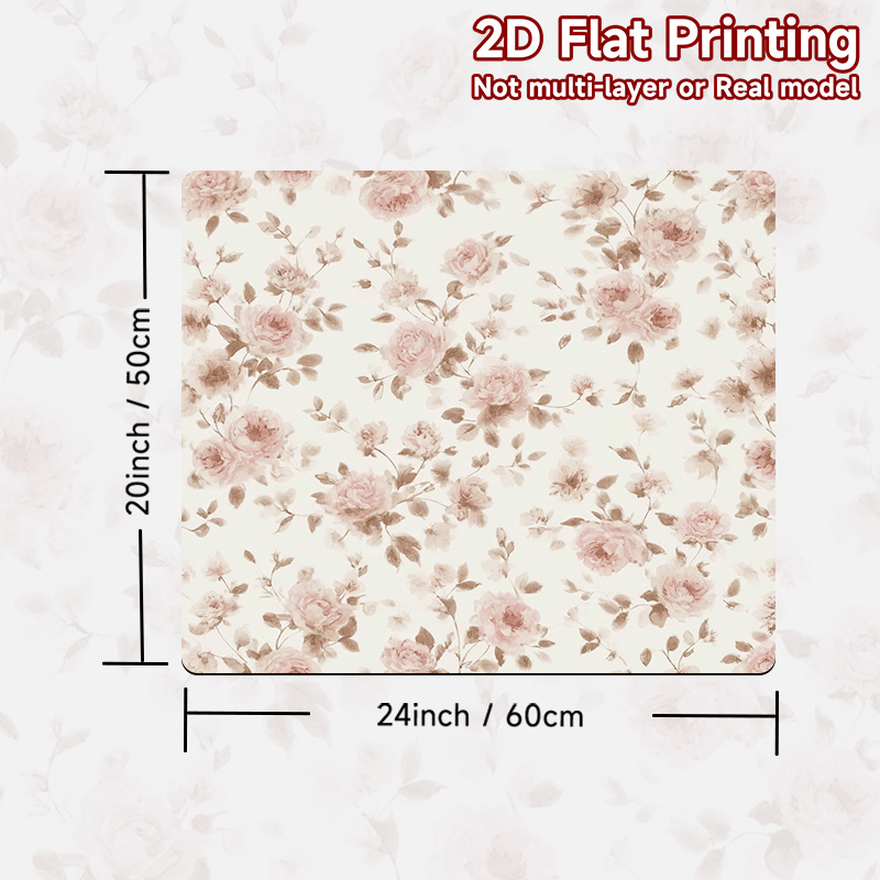 TEMU 1pc Washing Machine Top Cover Protective Pad With Pink , Fit Suitable For Most Front-loading Washing Machines, -free Installation, Polyester