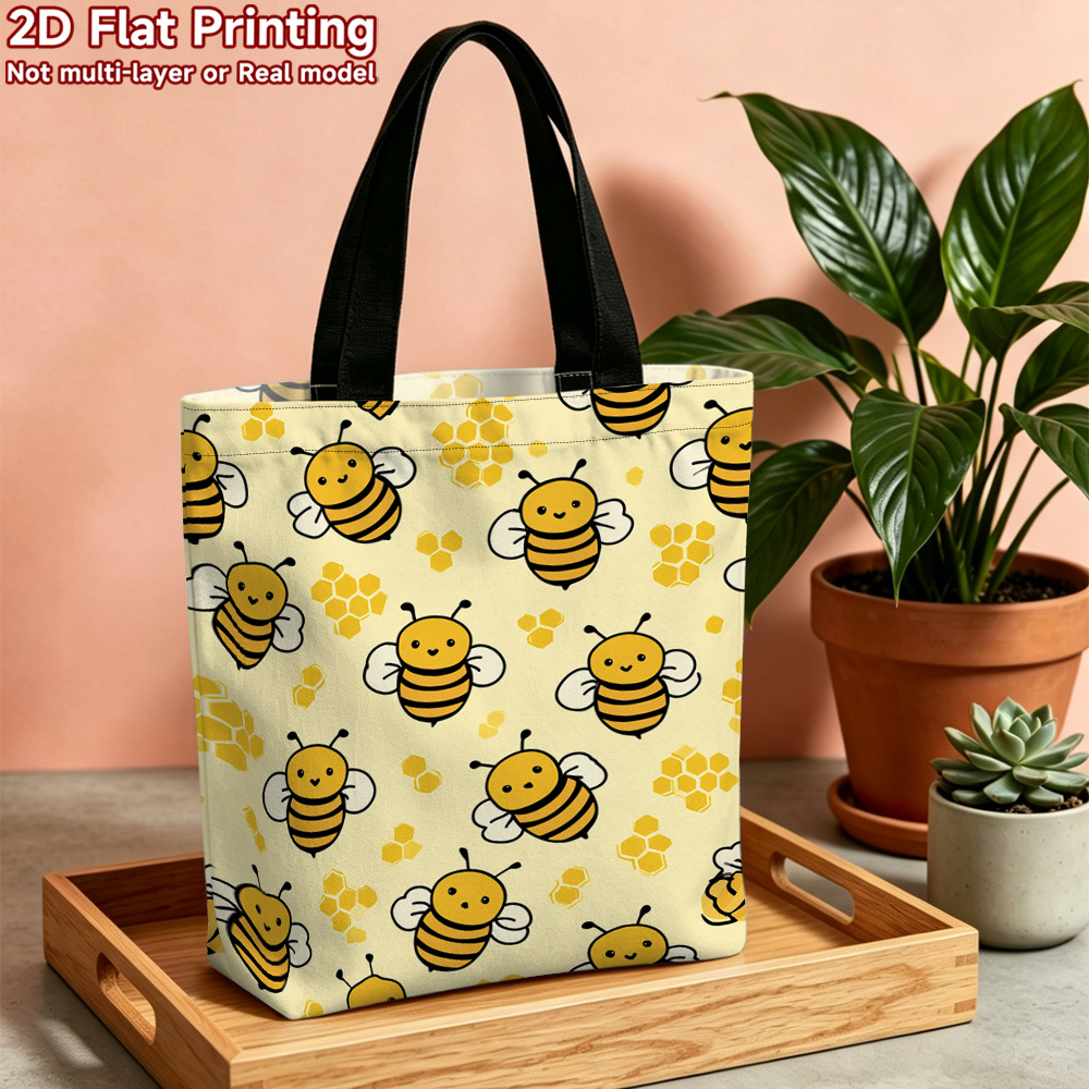 TEMU 1pc, Sacs à main pour femmes, 1pc Sac à main réutilisable et élégant, Grand sac à bandoulière de grande capacité, Multifonctionnel, Motif d'