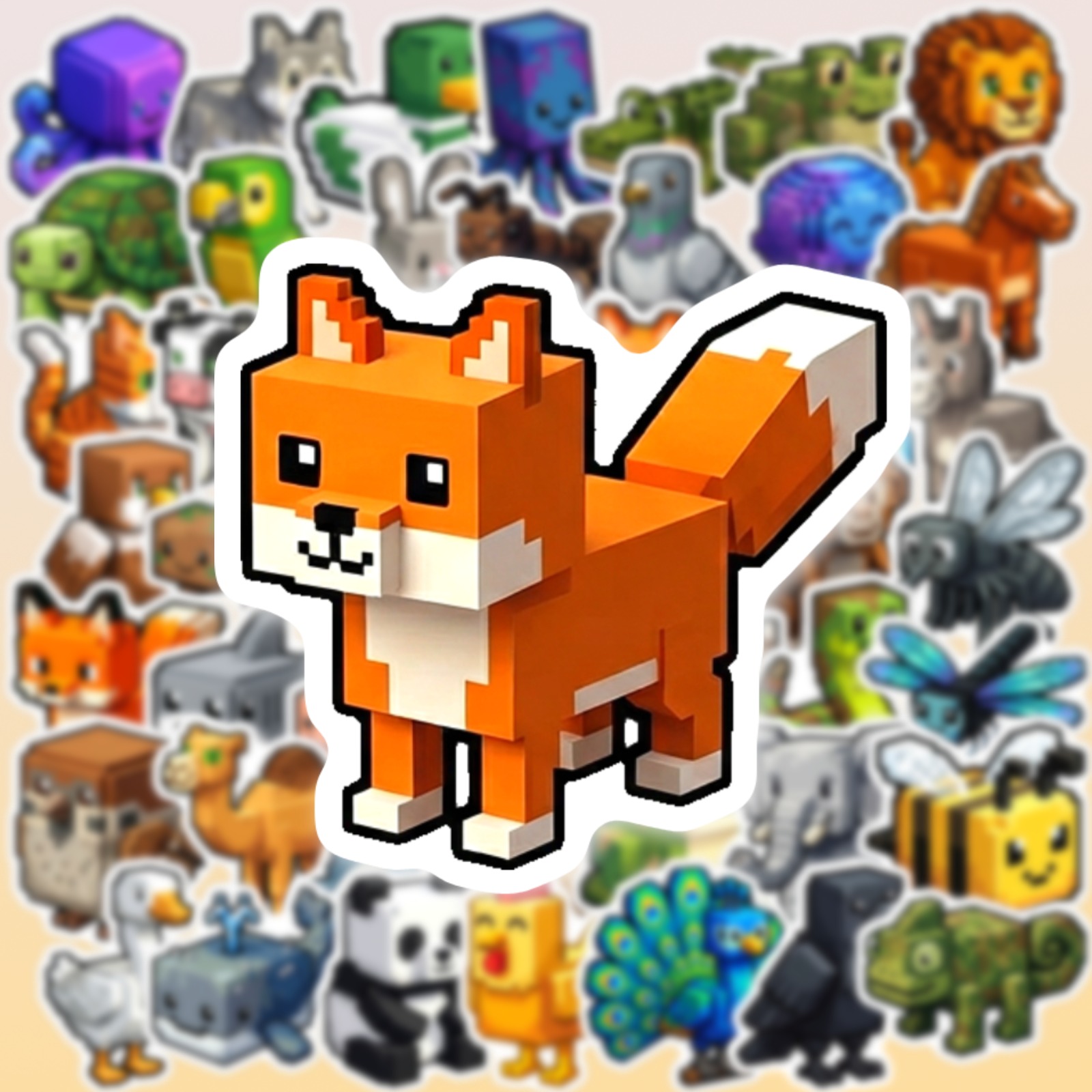 pixel stickers sold on Temu United States