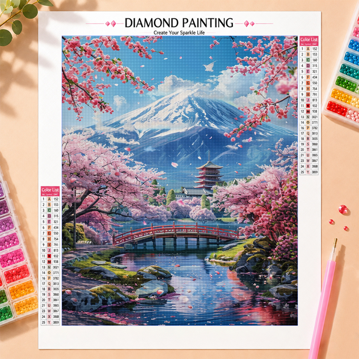 1個】2dプリント ダイヤモンドペインティングキット 30 x 40 cm/11.8 x