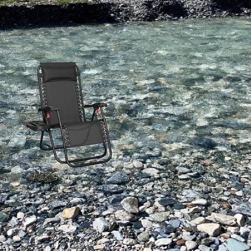 tc 153 home garden zero gravity leisure lounger electrostatic powder coated prevents rust and loosening suitable for outdoor pool great for gifts or personal use furniture