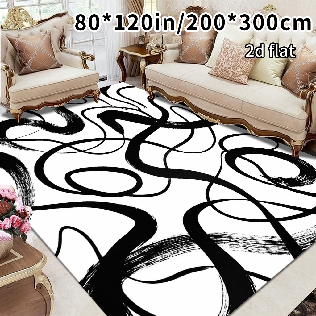 abstract rugs sold on Temu United States