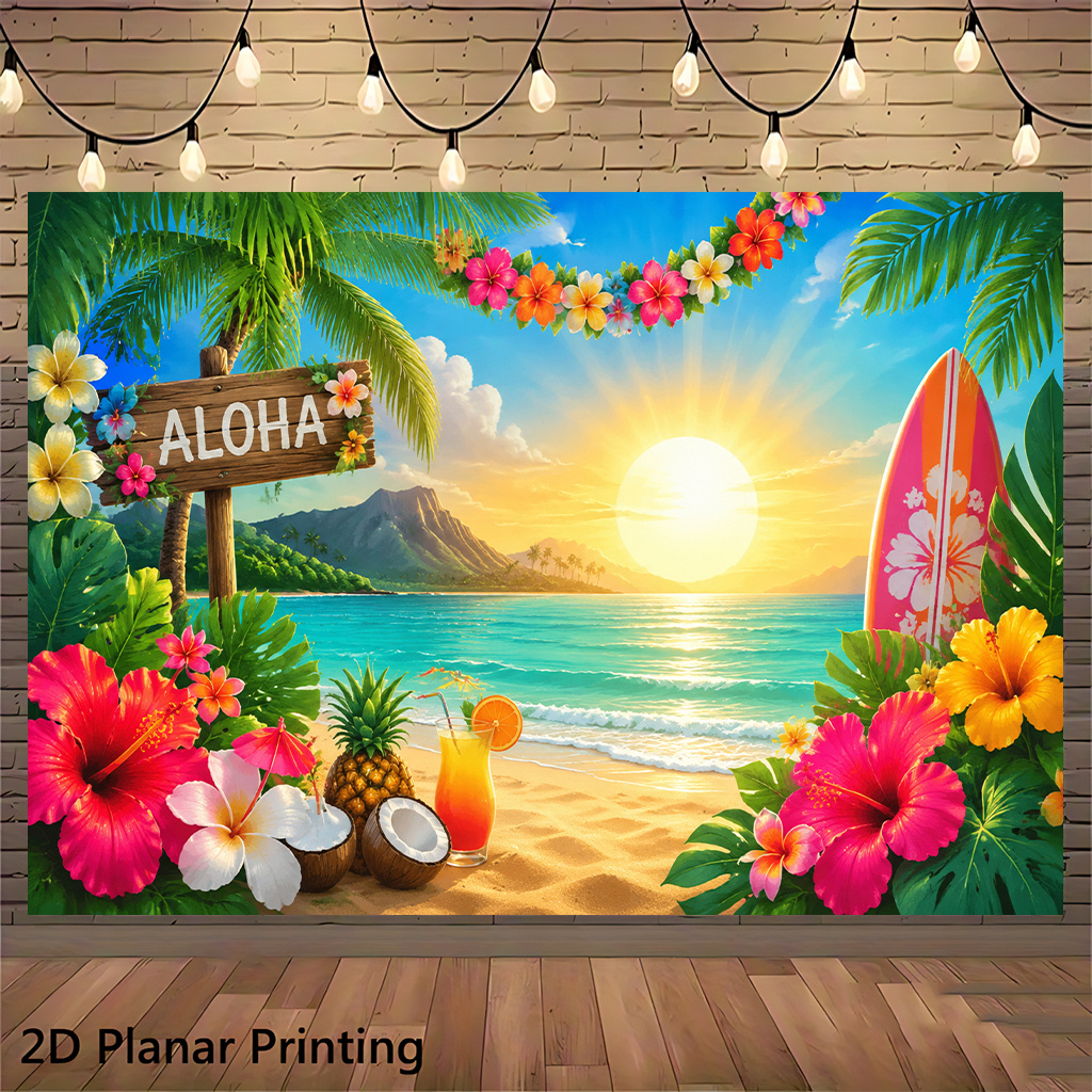 TEMU 2d Flat, 2d Flat - 2d Flat, 2d Flat - 2d Flat Banner 1pc, Vibes, Suitable For Living Rooms, Party Venues, 's Rooms, Yard Decorations, Used