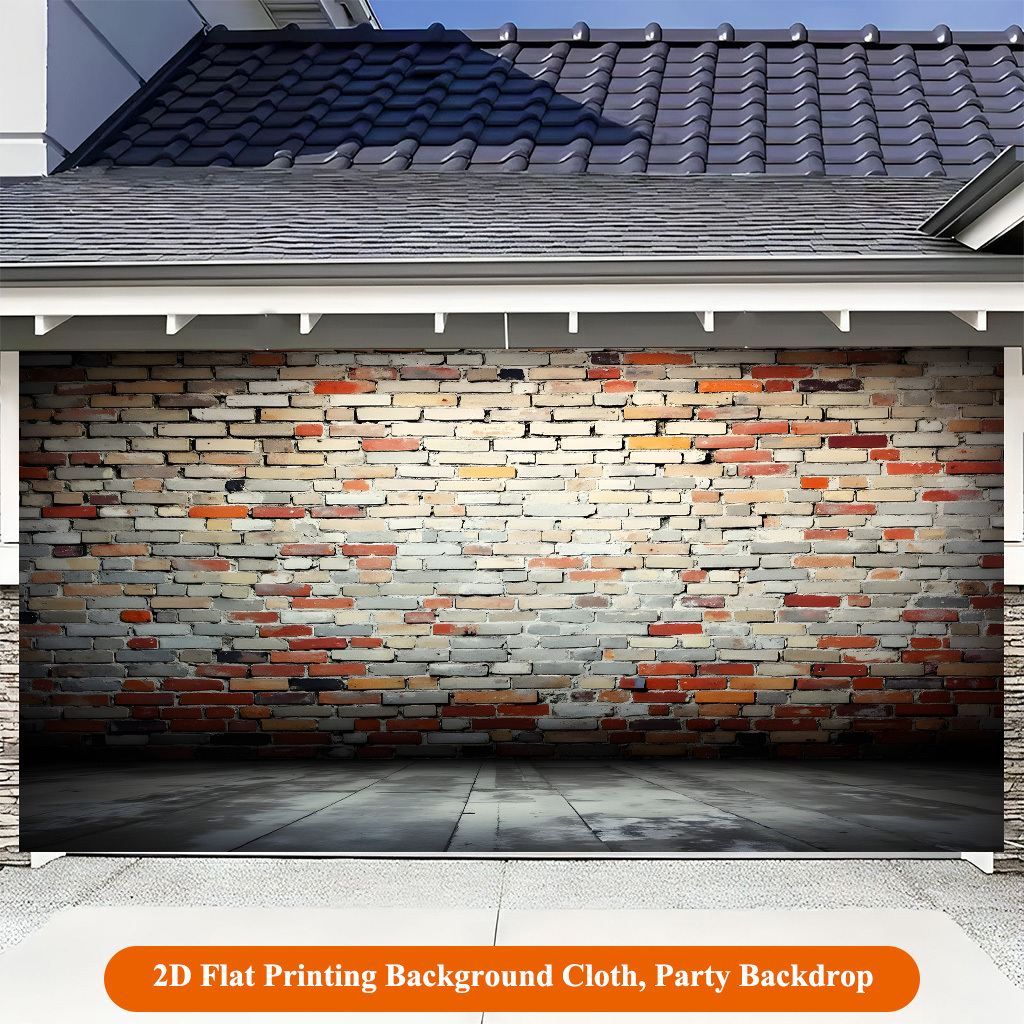 Exposed Brick Wall and Floor Background Cloth