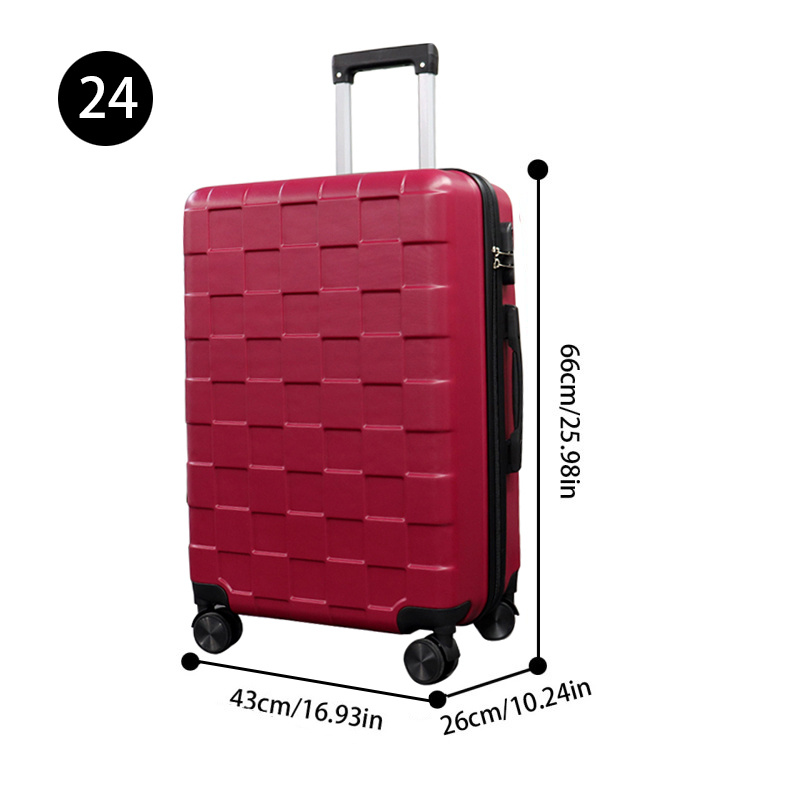 Gym Equipment 24-Inch Luggage with Spinner Wheels