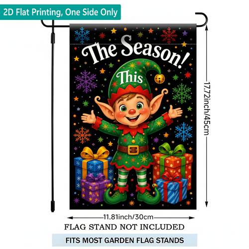 2d flat 2d flat printing garden flag 1pc start the holiday celebration single sided printed garden flag durable polyester outdoor patio decoration suitable for home and garden holiday decoration porch decoration flagpole not included