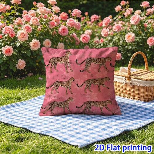 1pc pattern pillow suitable for art and home d cor made of durable polyester fabric with a 2d pattern print zipper closure and machine washable