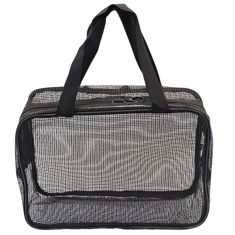 TEMU 1pc Mesh Toiletry Bag Portable Handheld Shower Organizer Leak- Bath Bag