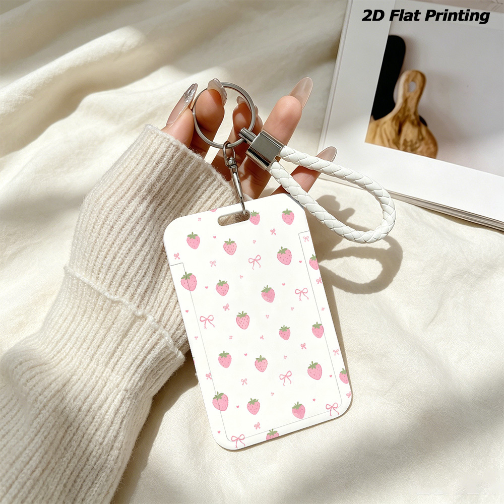 TEMU 2d 1pc Id Badge Holder With Retractable Clip & Snap Closure - Lightweight Suitable For Nurse, Teacher, Office Worker, Student | Portable Id Card