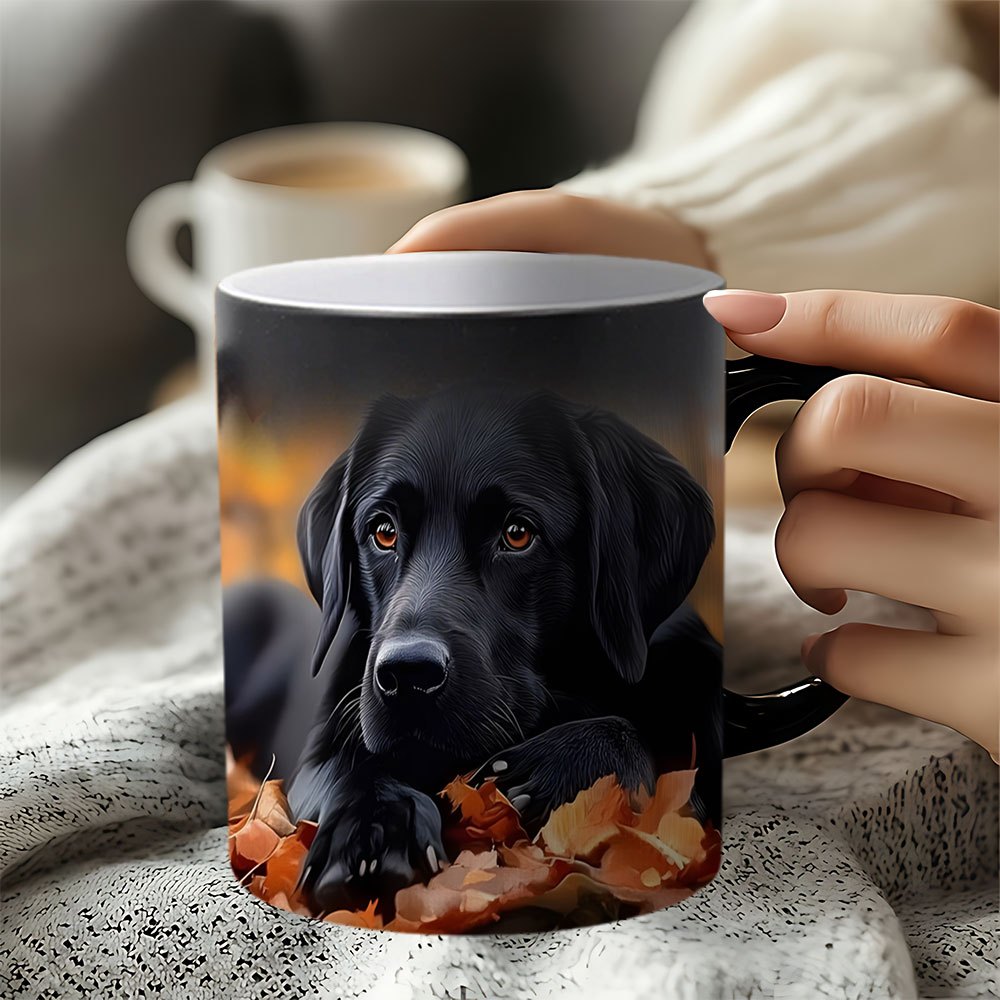TEMU 1pc 11oz Color Changing Mug | Heat Activated Ceramic Coffee Cup With And Theme Design, Ideal For Father's Day, Halloween, Housewarming,