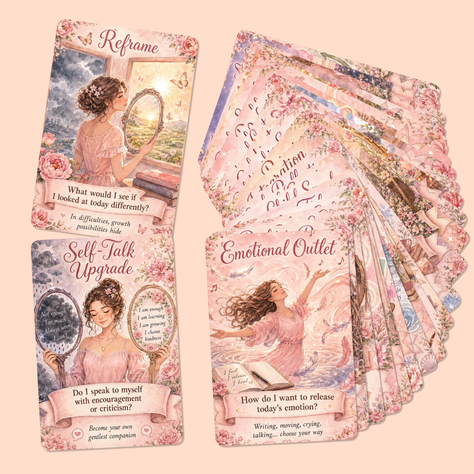 TEMU Turn Daily Into Warm 36pcs Cards Perfect For Birthday Holiday Gifts Self Care Journaling And Emotional Check Ins