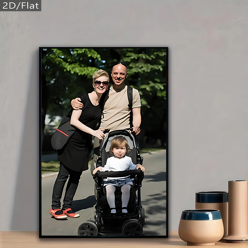 Custom Canvas Print, Personalized Family Portrait Wall Art