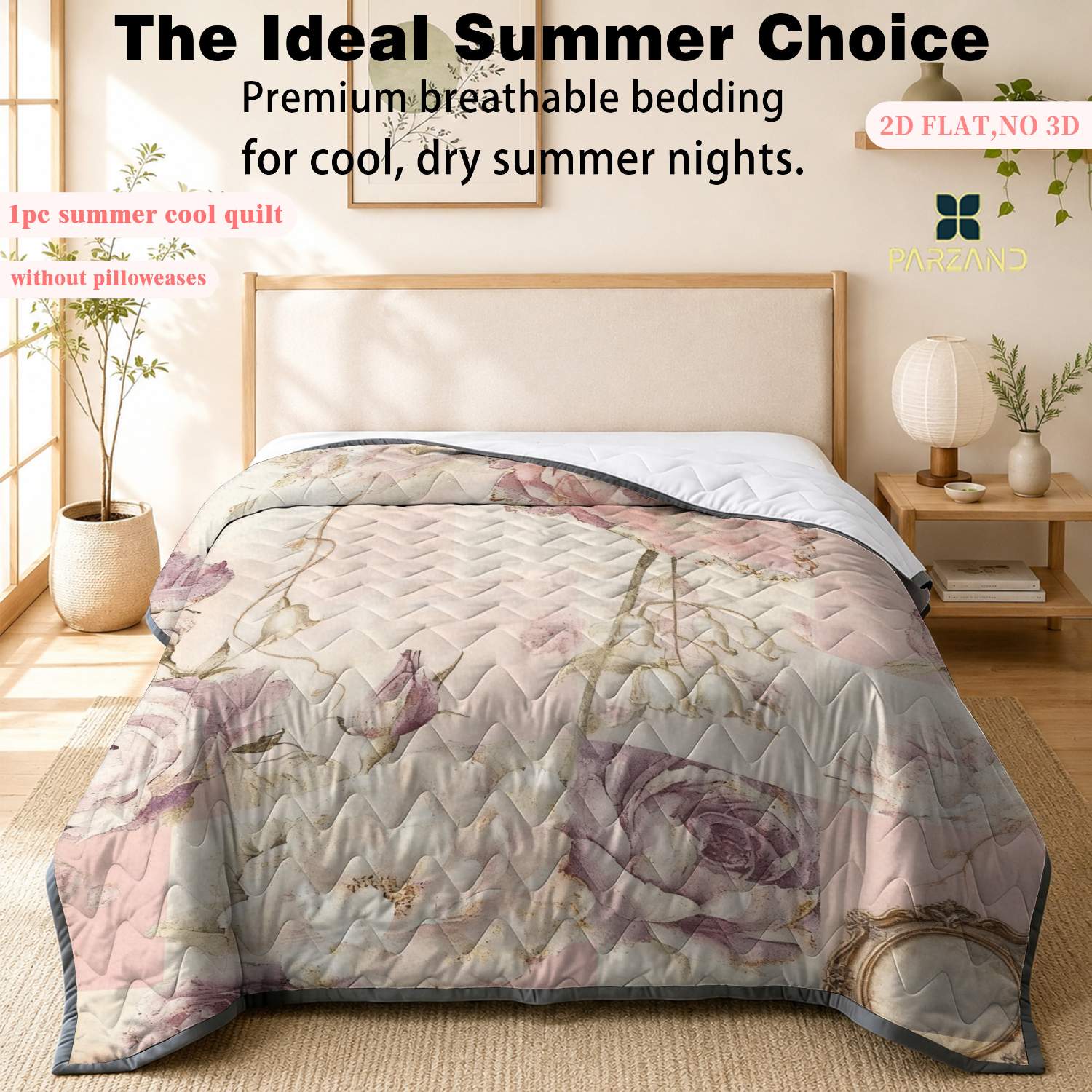 couette dété 2d plate 1pc  , douce pour  , légère, rafraîchissante, fine et confortable avec une   respirabilité pour un sommeil  , disponible en  , moyennes et petites tailles pour toutes  , texture  