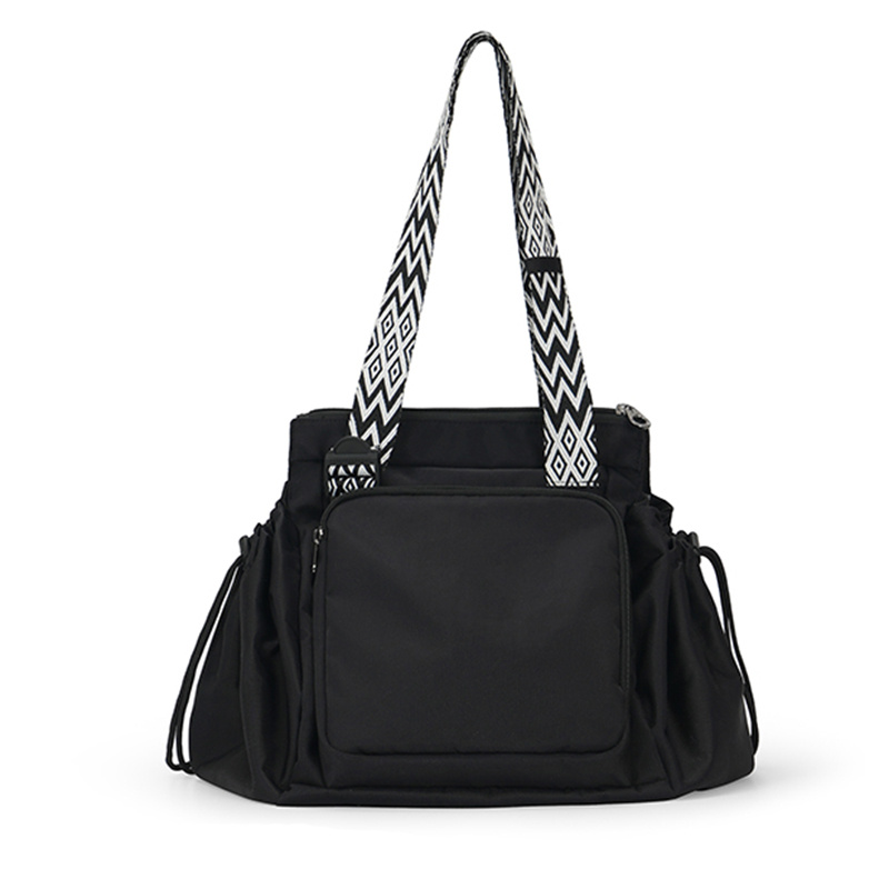 TEMU Borsa tote da donna Weidala capiente con tasche multiple, tracolla intrecciata e tracolla regolabile - Chiusura a cerniera con design , adatta