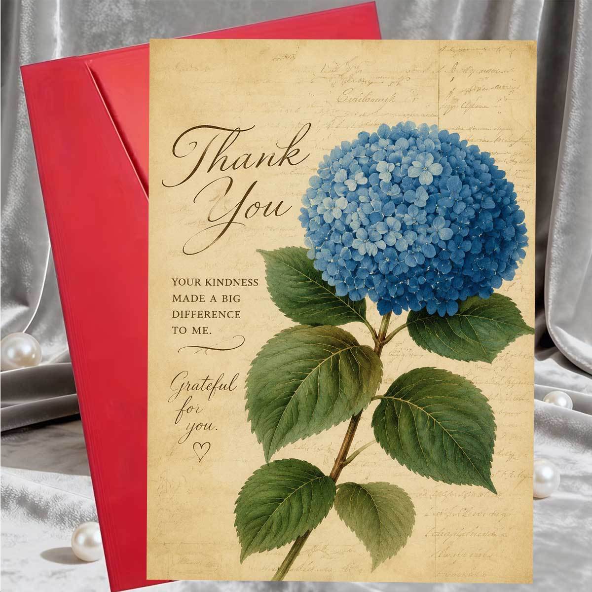 set da 1 (una   e un biglietto) elegante biglietto dauguri vintage per   del ringraziamento con  , grazie per   te  , carta da lettere vintage scritta a   con sfondo   blu,   per mentori e anziani, carta   qualità,   della   a scelta