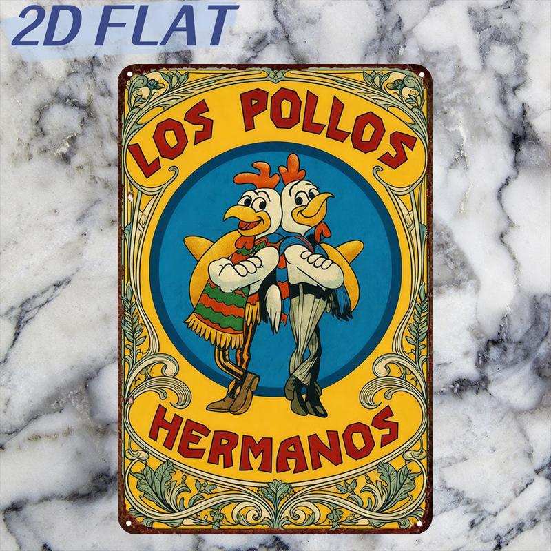 TEMU Piatto 2D, 1 pz Targa da Parete Polli - in Adatta per Arredamento di /Bar/, Decorazione Artificiale da Appendere con Iconici, Forma Irregolare