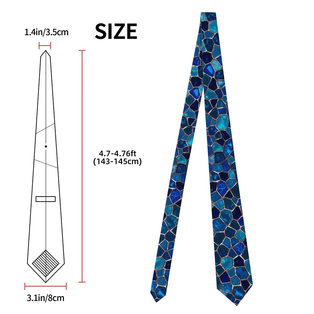 TEMU Stampa piatta 2D, da con design astratto blu, per casual, feste e formali, materiale e confortevole per l'uso