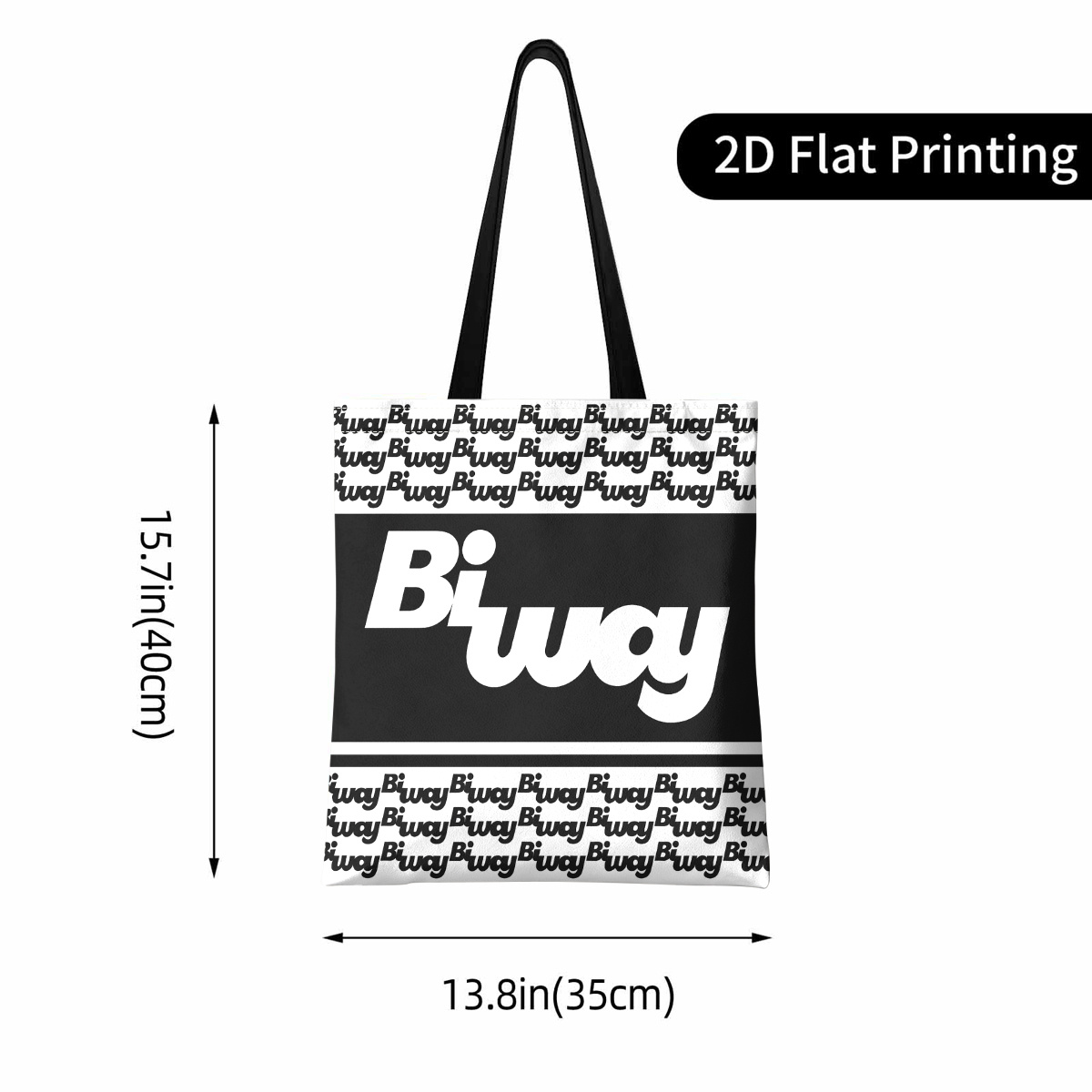 TEMU Sac à motif | Couleurs contrastées, motif imprimé répétitive, sac à bandoulière réutilisable et pliable, cadeau pour , courses et quotidiens,
