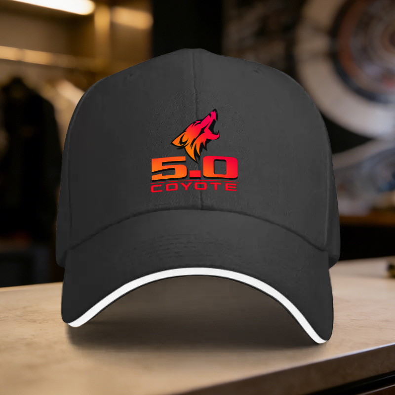 TEMU 1pc, About "" Adjustable Sandwich Baseball , Light Printed Craft Women's Hat, " Wild Wolf Head" Men's Trend Hat, Ideal Gift For Weddings,