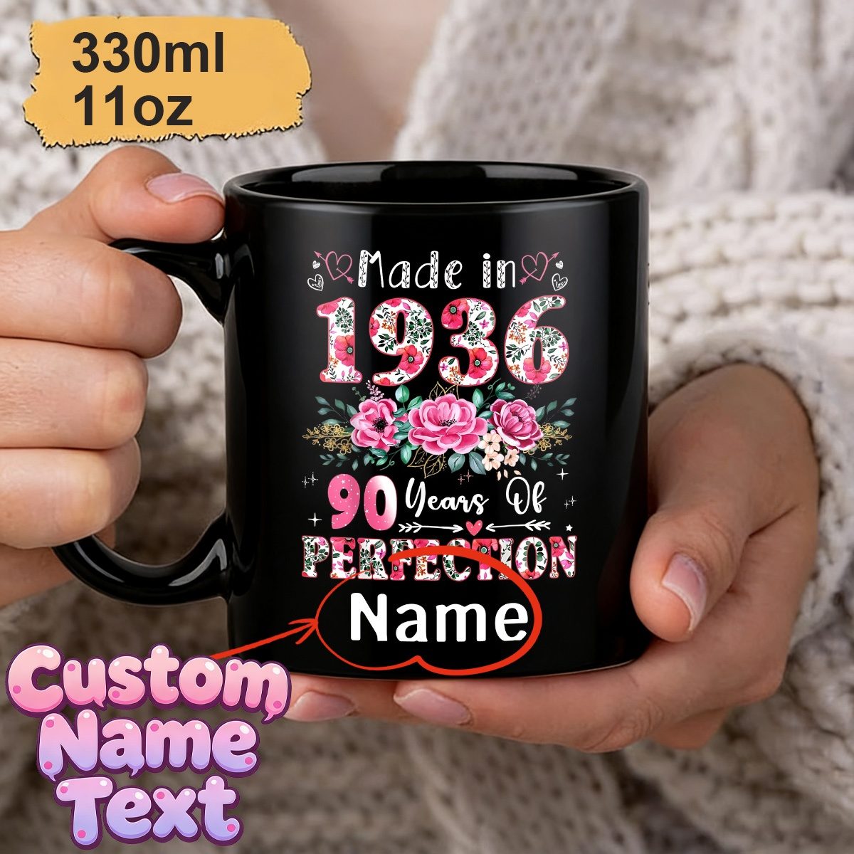 8 oz mason coffee mugs Kati Von Lehman 8oz Coffee Mug in Rose – Cedar & Hyde Mercantile main image 0