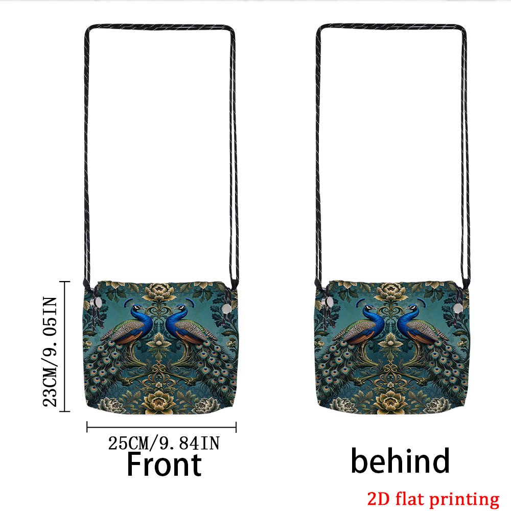TEMU es un bolso cruzado con cordón 2D con un diseño de real ornamentado, para el uso diario por hombres. en duradero y portátil, lo que lo convierte