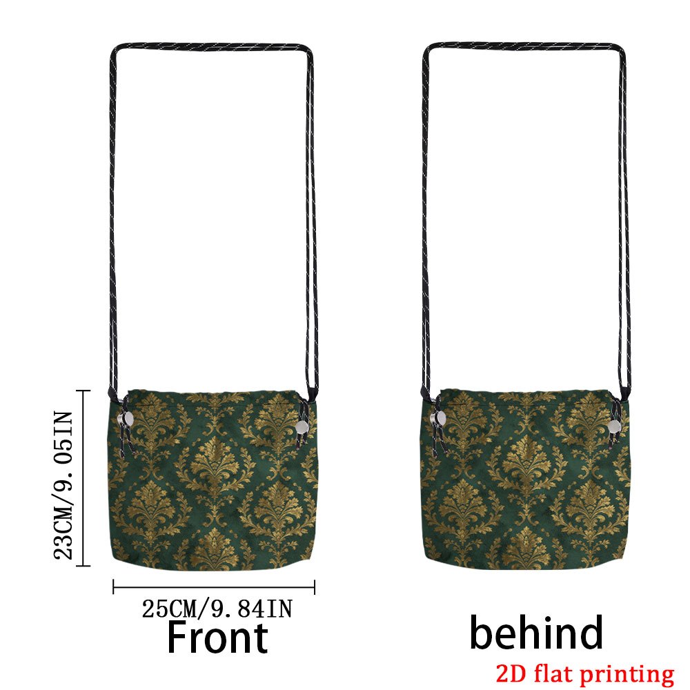 TEMU 1pc Bolso Bandolera de Verde para Mujer con Cierre de Cordón - de , Tela Duradera Ideal para Viajes a , Fiestas de Boda, Diarios, Regalo, Bolso