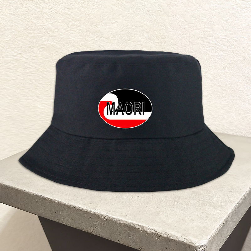 TEMU 1pc, "maori" Print Fisherman Hat, Unisex Couple's Fisherman Hat, Suitable For Casual Wear, Holiday Gifts, Daily Accessories, For Men And Women,