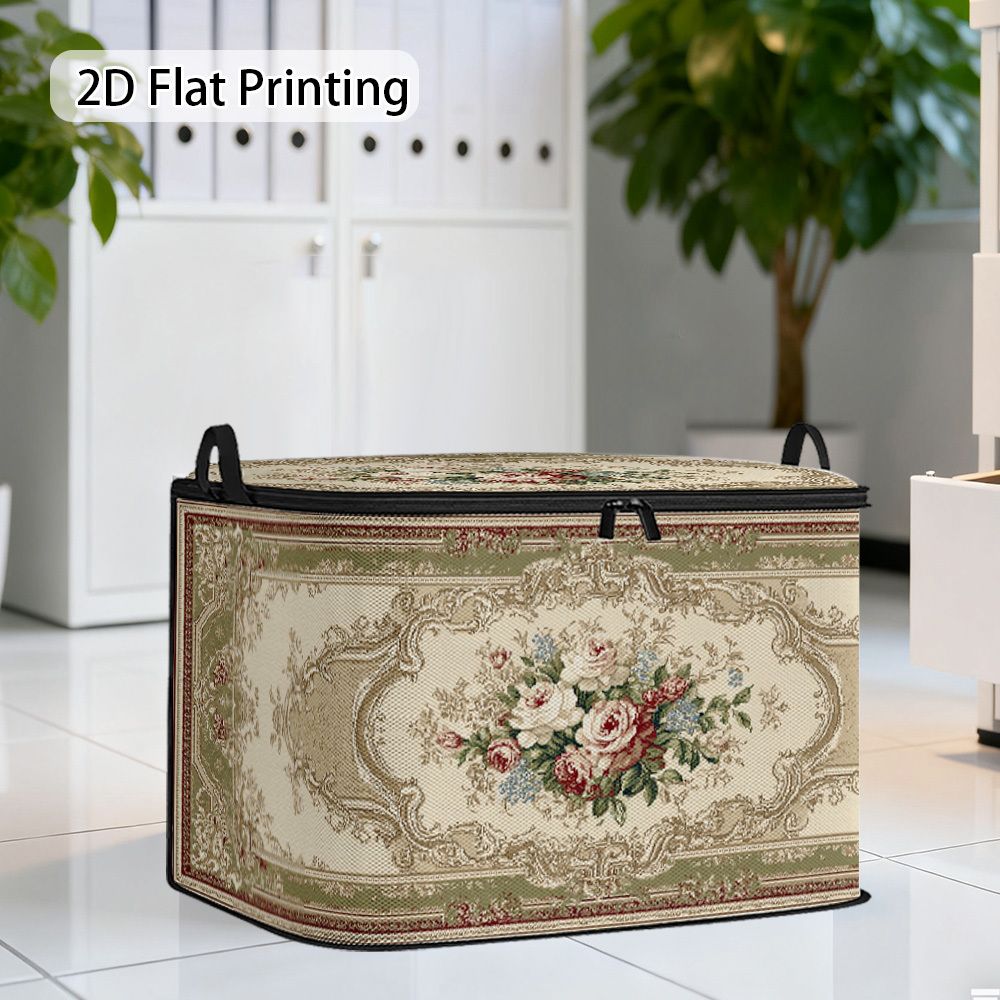 TEMU Cesti per scaffale 2D 1 pz, Cesto portabiancheria con e borsa rimovibile, Cesto portabiancheria grande con maniglie, Cesti per panni sporchi