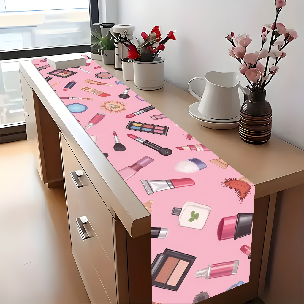 TEMU Nappe 1 pièce, Toile de Fond pour Maquillage, Nappe Rectangulaire 100 % Durable pour Décorations de Fêtes, Repas et de Fêtes, Anniversaire,
