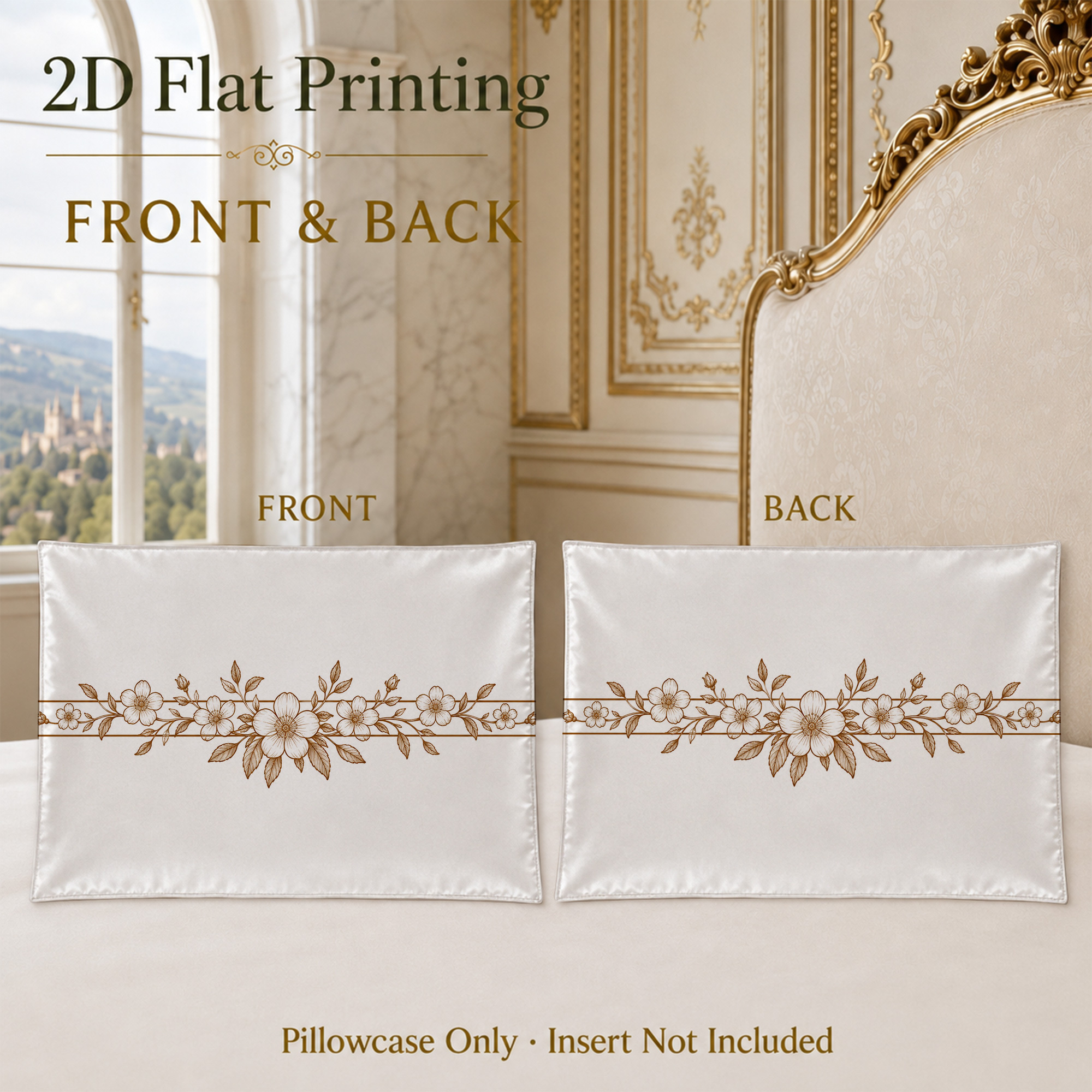 1pc vintage floral botanical vine 2d flat printing double sided   pillowcase no pillow core included decorative pillow cover for bedroom living room sofa chair home decor