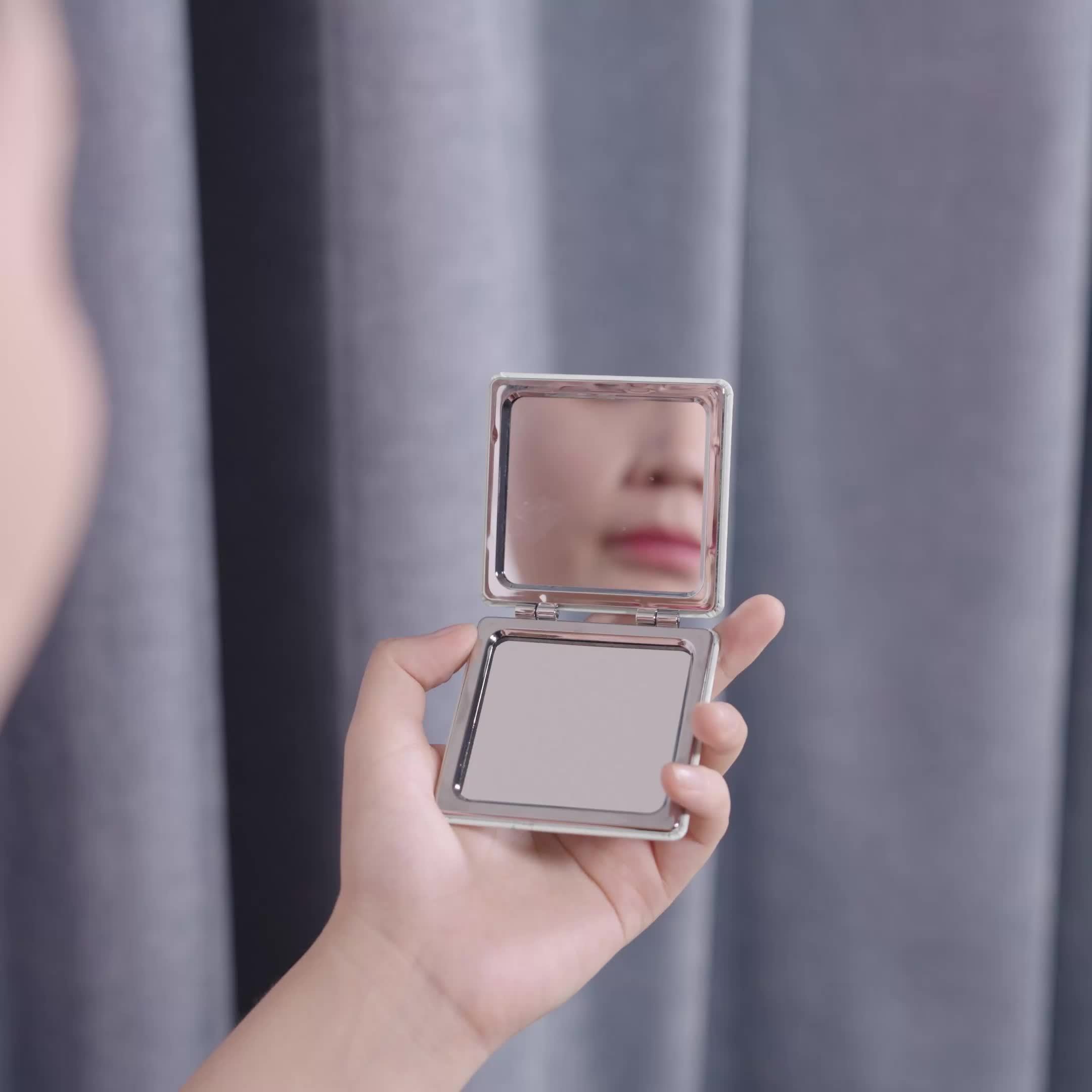 Espejo Compacto Plegable Mini Espejo Maquillaje Portátil - Temu