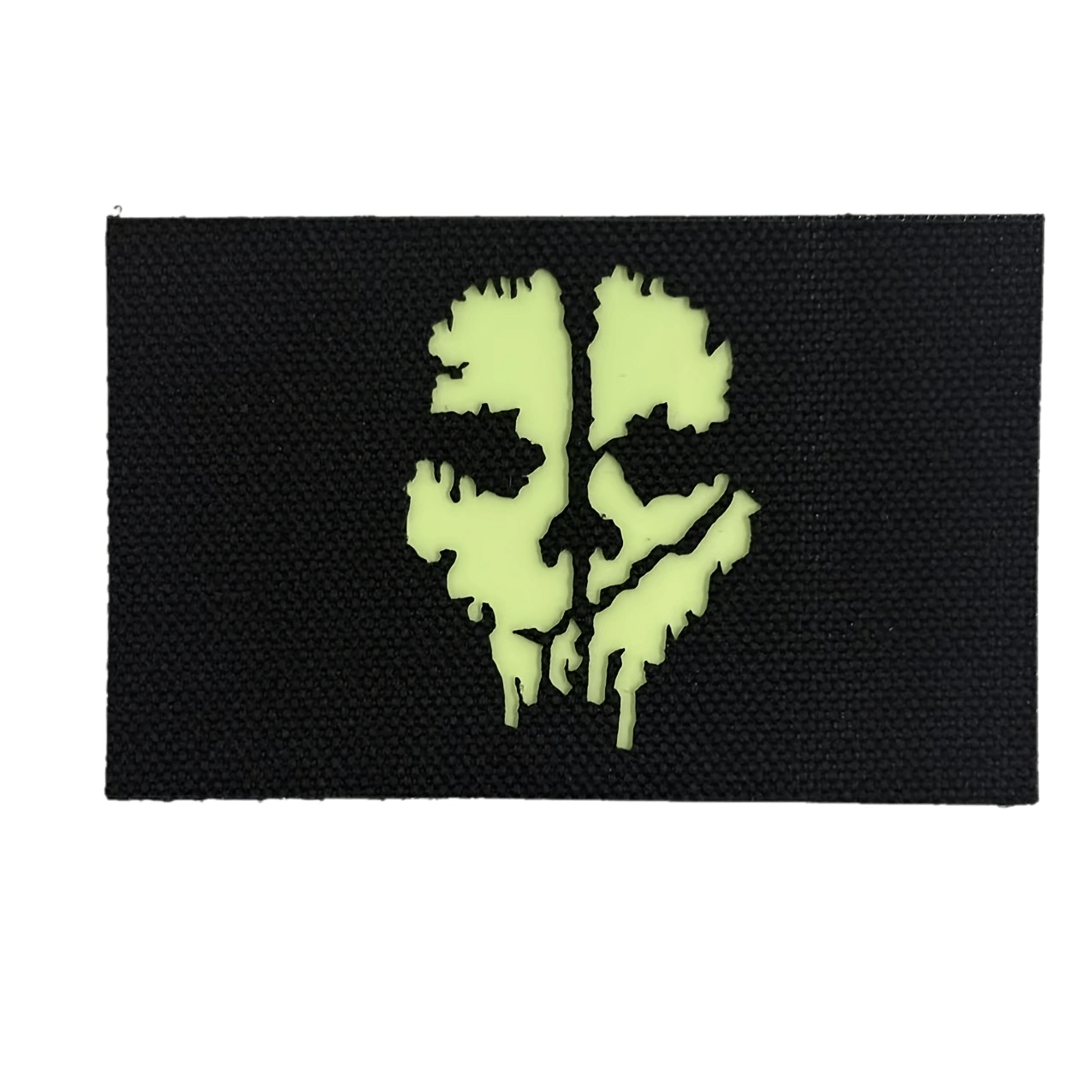 TEMU 1pc Patch Réfléchissant de Nuit avec Boucle Crochet , Autocollant Patch de Tissu Masque Réfléchissant, Équipement Tactique d'Extérieur, Badge de