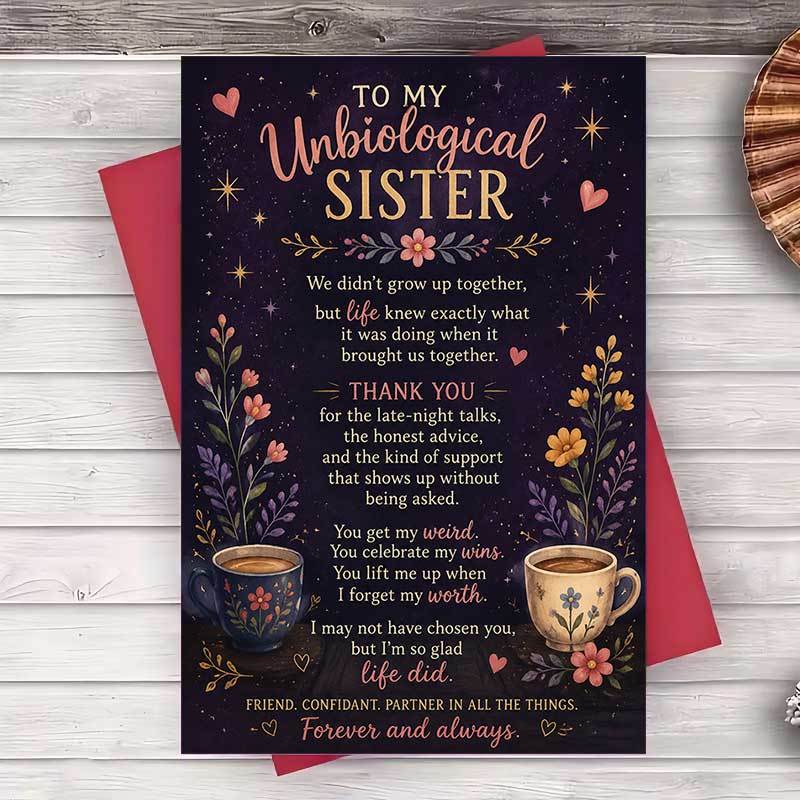 TEMU 1 Envelope And 1 Greeting Cardgreeting Card For Best Friend Birthday Or Appreciation Gift Sentiment Card For And Greeting Card
