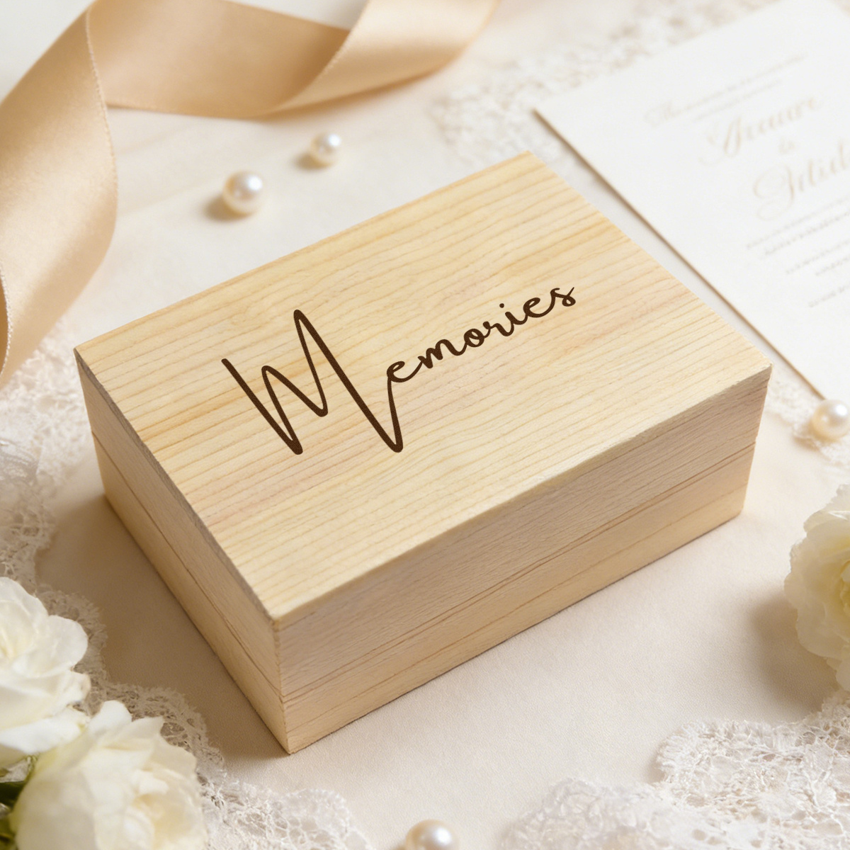 TEMU 1pc Bookshelf Pull-out Photo Storage Box, Wooden Photo Box, Box, Wooden Jewelry Box And Accordion-style Photo Album Box, Ideal As Gifts For