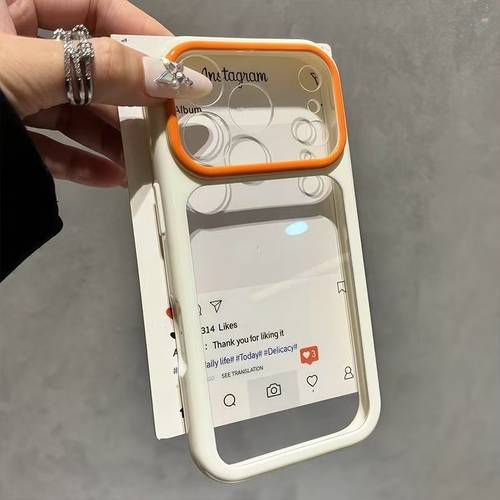 sarung telefon: sarung telefon bergaya dan dengan bentuk tingkap pandangan besar yang ringkas, penutup pelindung tahan jatuh liputan penuh. sesuai untuk iphone 17/16/11/13/ plus/15 pro/15 pro max/12/14 pro max/11 pro max/12 pro/12 pro max/13 pro/13 pro max/14 pro/14 plus/xs/xr