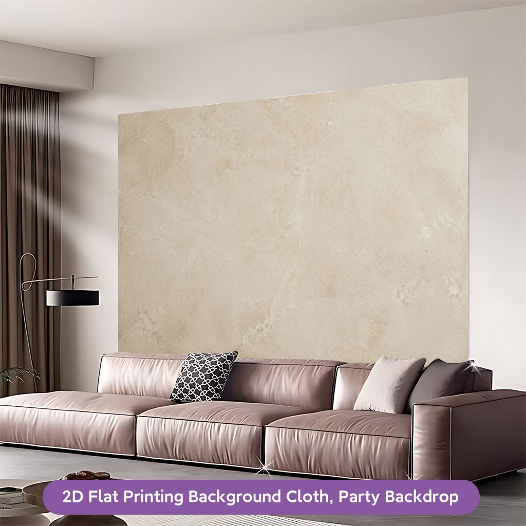 Natural Beige Textured Backdrop Banner for Home Decor
