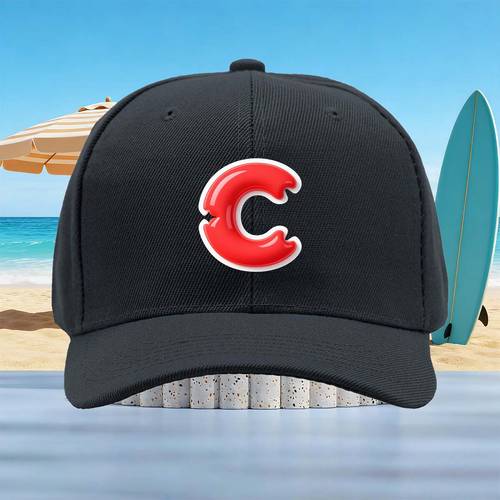 red inflatable baseball cap for decoration or play print vintage baseball cap perfect gift for