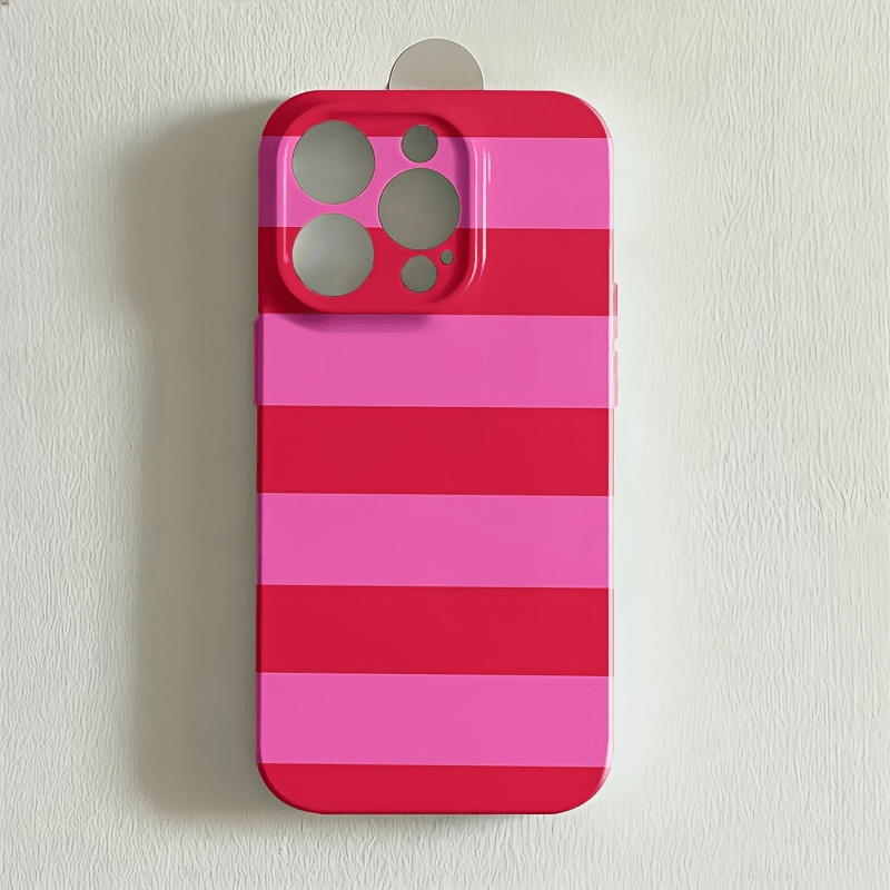 TEMU Phone Case - 2d Flat Printed Film Shell, Durable And Shock-absorbing, Stylish Protective Case, Suitable For Iphone 17/17