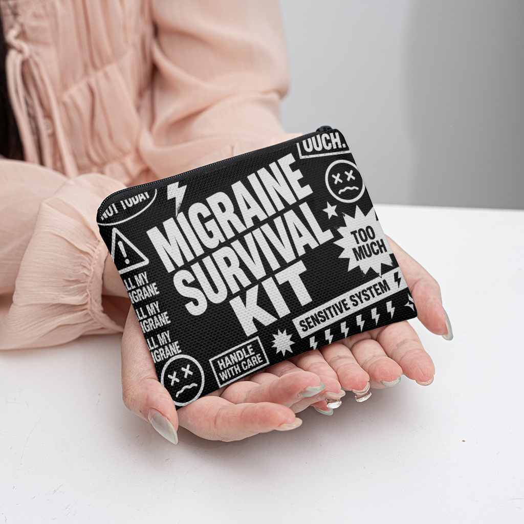 TEMU 2d Flat Coin Purse 1pc, Survival Kit, Double-sided Print Multifunctional Mini Wallet And Pouch, Small Organizer For Keys, Cards, And , Portable