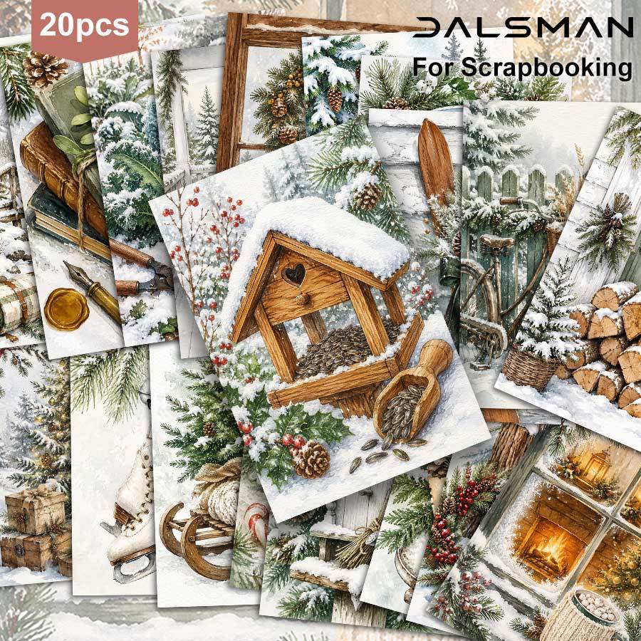 TEMU 20-pack Postcardsvintage Postcards For Seasonal Greeting Cards For Home Decor And Collectible Art Displaydalsman