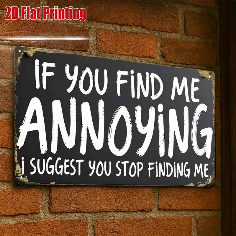 TEMU 2d Flat - 2d-flat, 1pc Funny Sign Wall Decor, Creative Tin Sign Garage Decoration, Lettering, High-, Home Decorators, 2d Flat, Perfect For Room