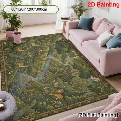 round washable rugs sold on Temu United States
