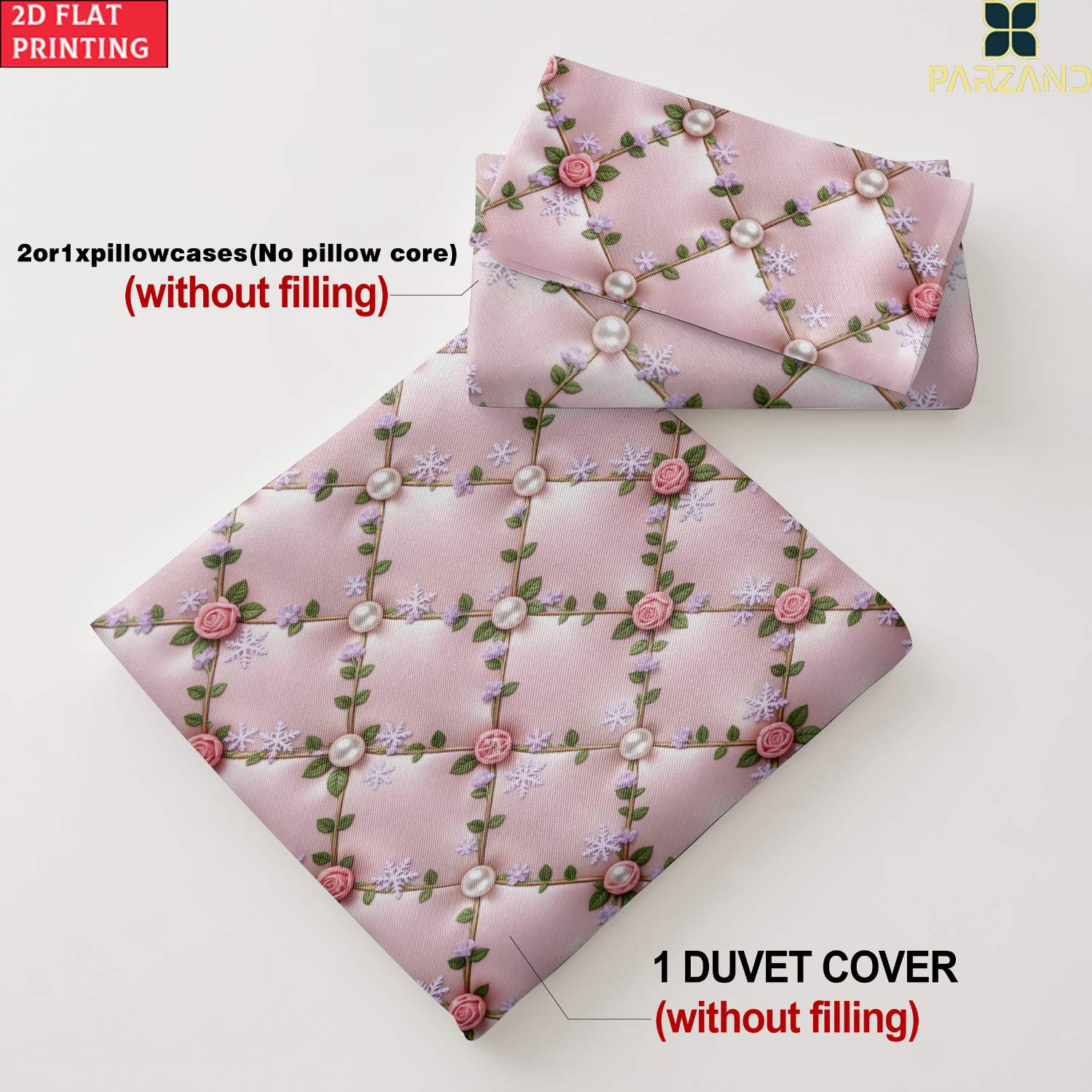 2d flat 2 3pcs printing diamond quilt   for bedroom decor bedding quilt cover pillowcases 1 duvet cover 1 2 pillowcases without core 2d flat