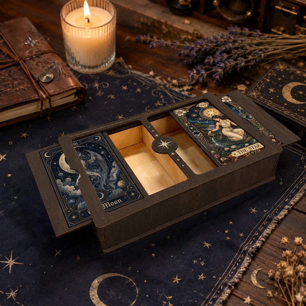 wooden box sold on Temu United States