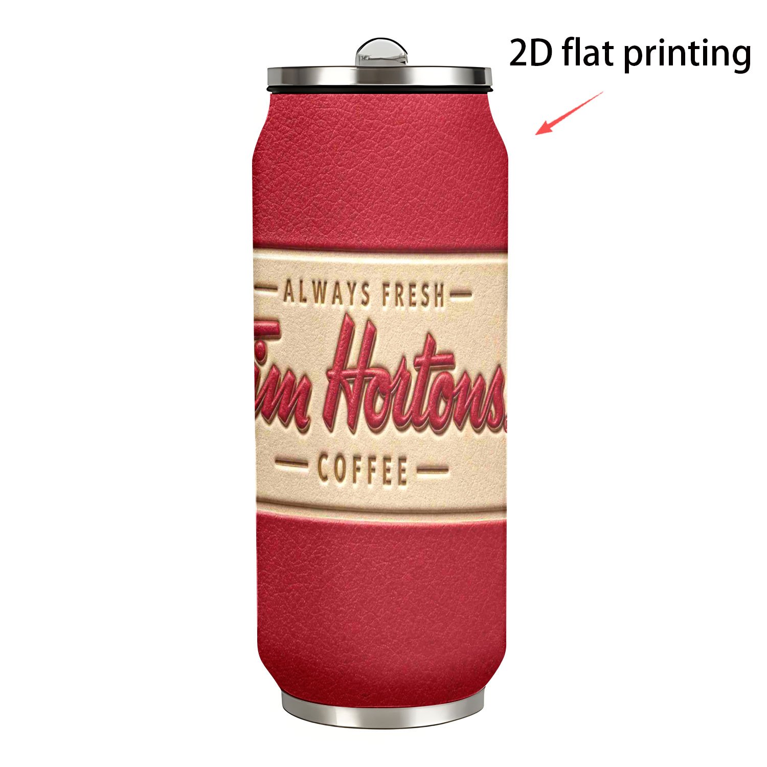 TEMU 1pc 17oz Coffee Cups And Mugs Stainless Steel Tumbler Reusable Coffee Cups With Lids, , Outdoor Sports, Camping, Fitness, Traveling, Commuting,